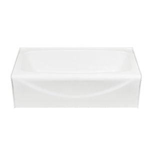 27×54 American Fiberglass Bathtub | White Mobile Home Tub