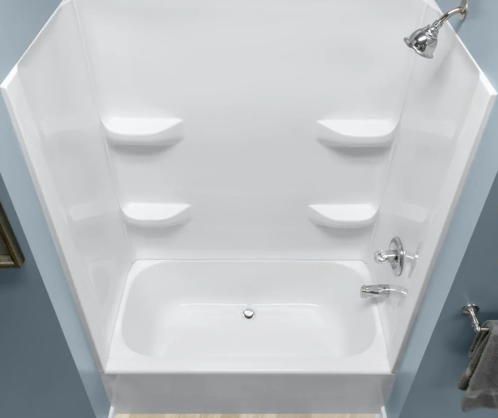 27" x 54" Tub with 5-Piece Wall Surround System