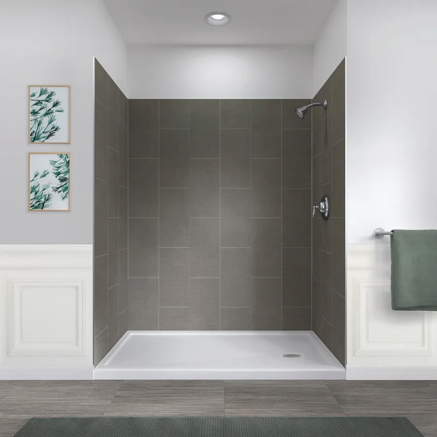 Alcove 32 x 32 Shower Base & Wall Surround System