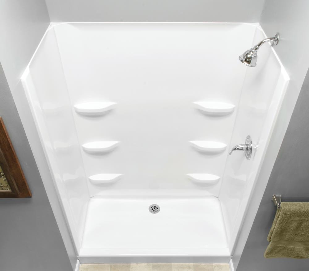 American Fiberglass Bathtub w/ Peerless 5-Piece Surround Combo Kit (27" x 54") – Mobile Home