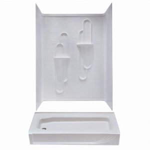 27" x 54" Better Bath ABS Shower Pan