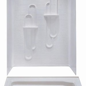 54" x 27" American Bath ABS 3-Piece Tub